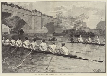 La course de bateaux des universités, êtes-vous prêts
